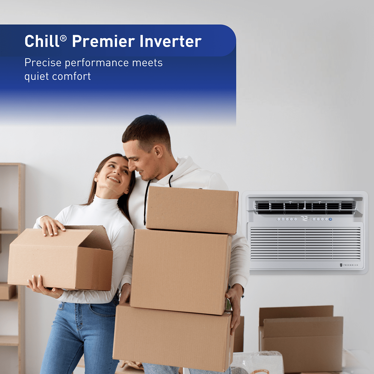 Friedrich Chill Premier 15,000 BTU  Window Air Conditioner - Infographic 1