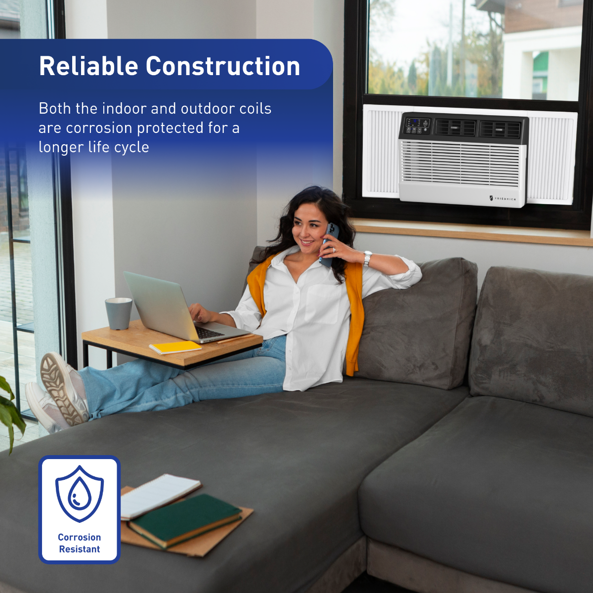 Friedrich Chill Premier Window Air Conditioner - Infographic 3