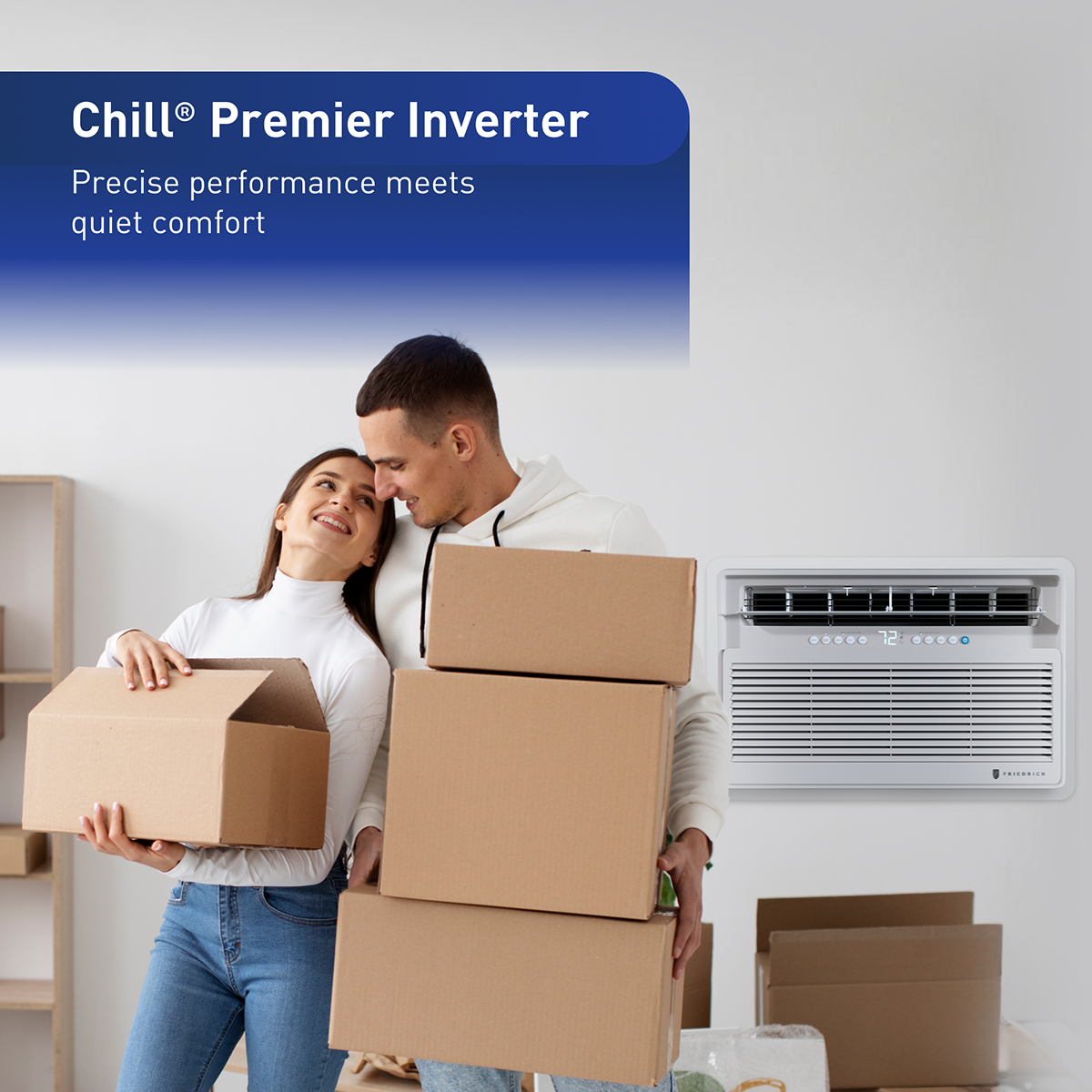 Friedrich Chill Premiere 24000 BTU Window Air Conditioner - Infographic 1