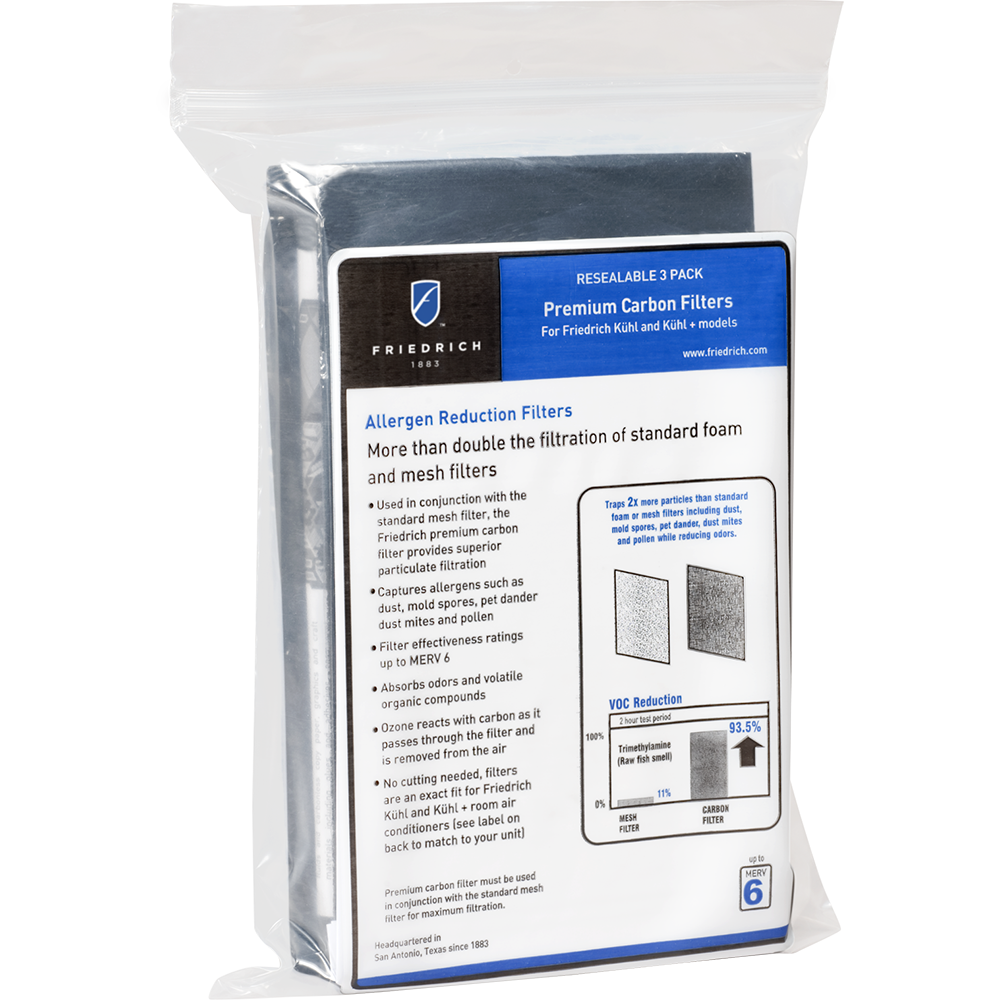 Friedrich KWCFL Premium Carbon Filters 