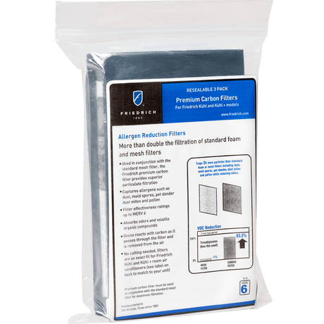 Friedrich KWCFM Premium Carbon Filters