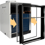 Friedrich Vert-I-PAK 9,000 BTU Vertical Package AC Heat Pump - Chassis