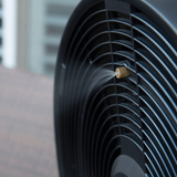 Frigidaire Outdoor Misting Pedestal Fan - Misting Close Up