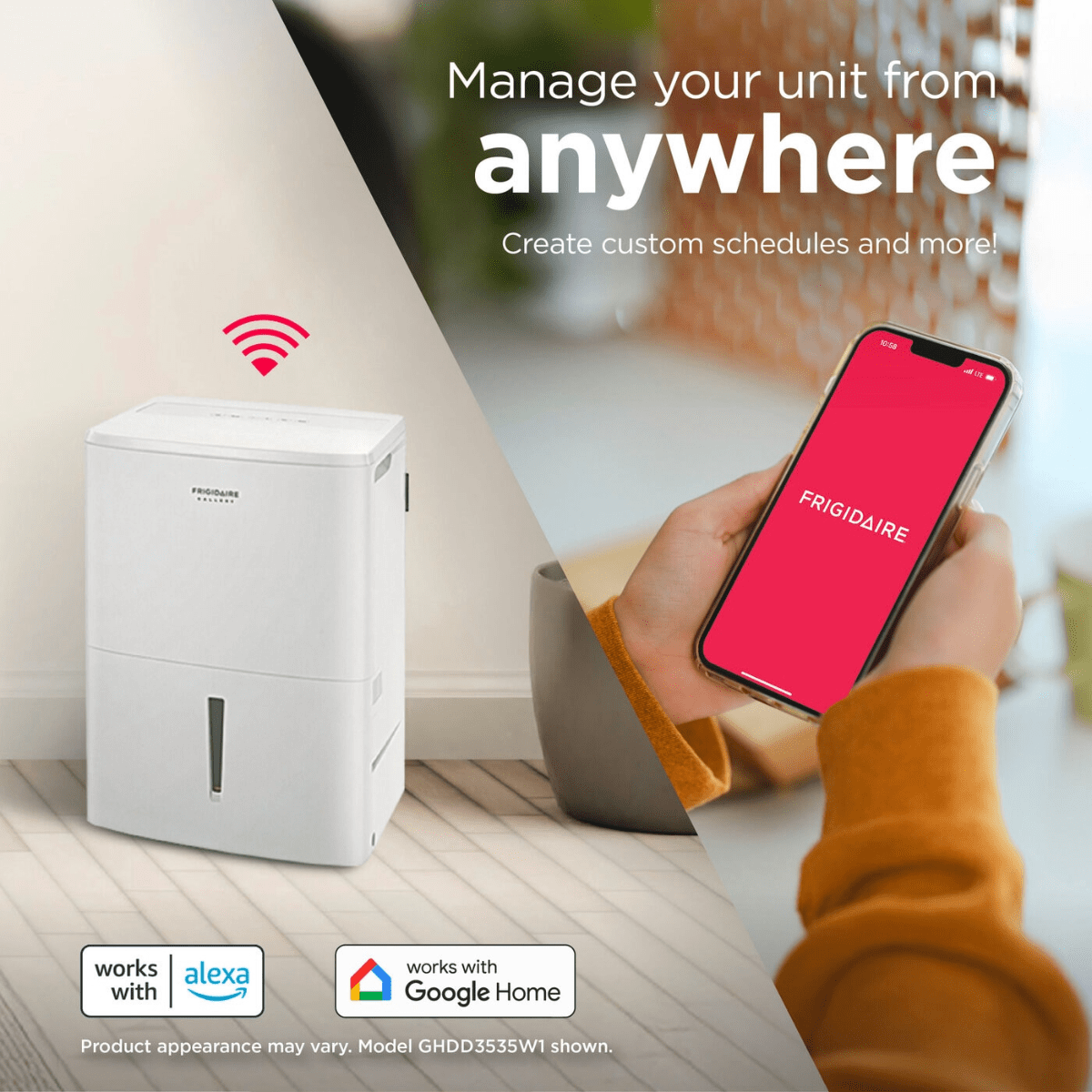 Frigidaire Gallery High Humidity 50 Pint Energy Star Dehumidifier with Wi-Fi - Infographic 5