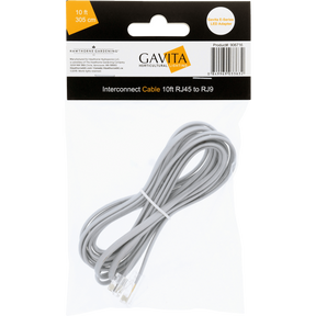 Gavita E-Series LED Adapter Interconnect Cable 10ft Cable RJ45 to RJ9 - Main