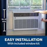 GE 18,000 BTU Window Air Conditioner with Heat - Infographic 9