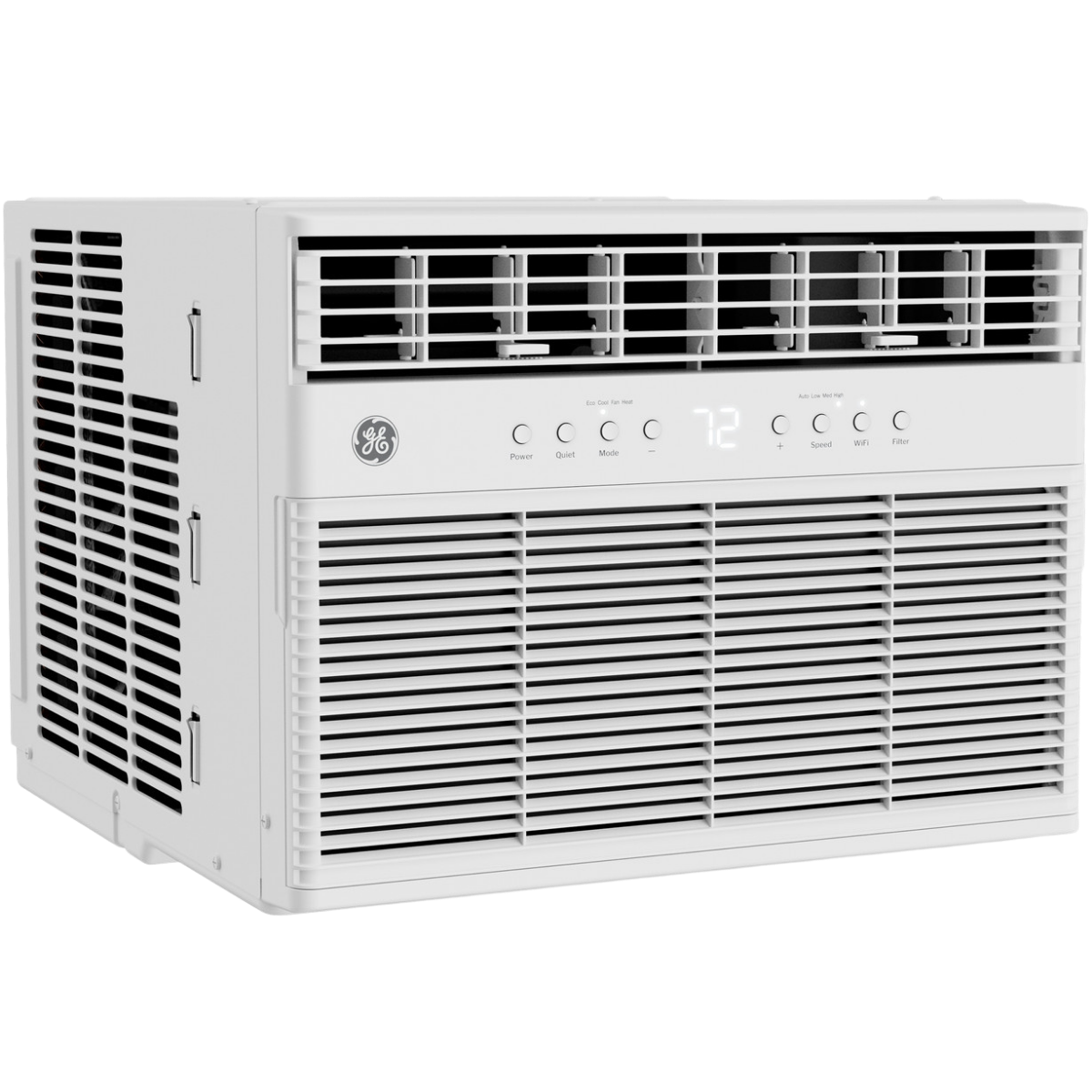 GE 8K-12K BTU Window Air Conditioner with Heat - Angle