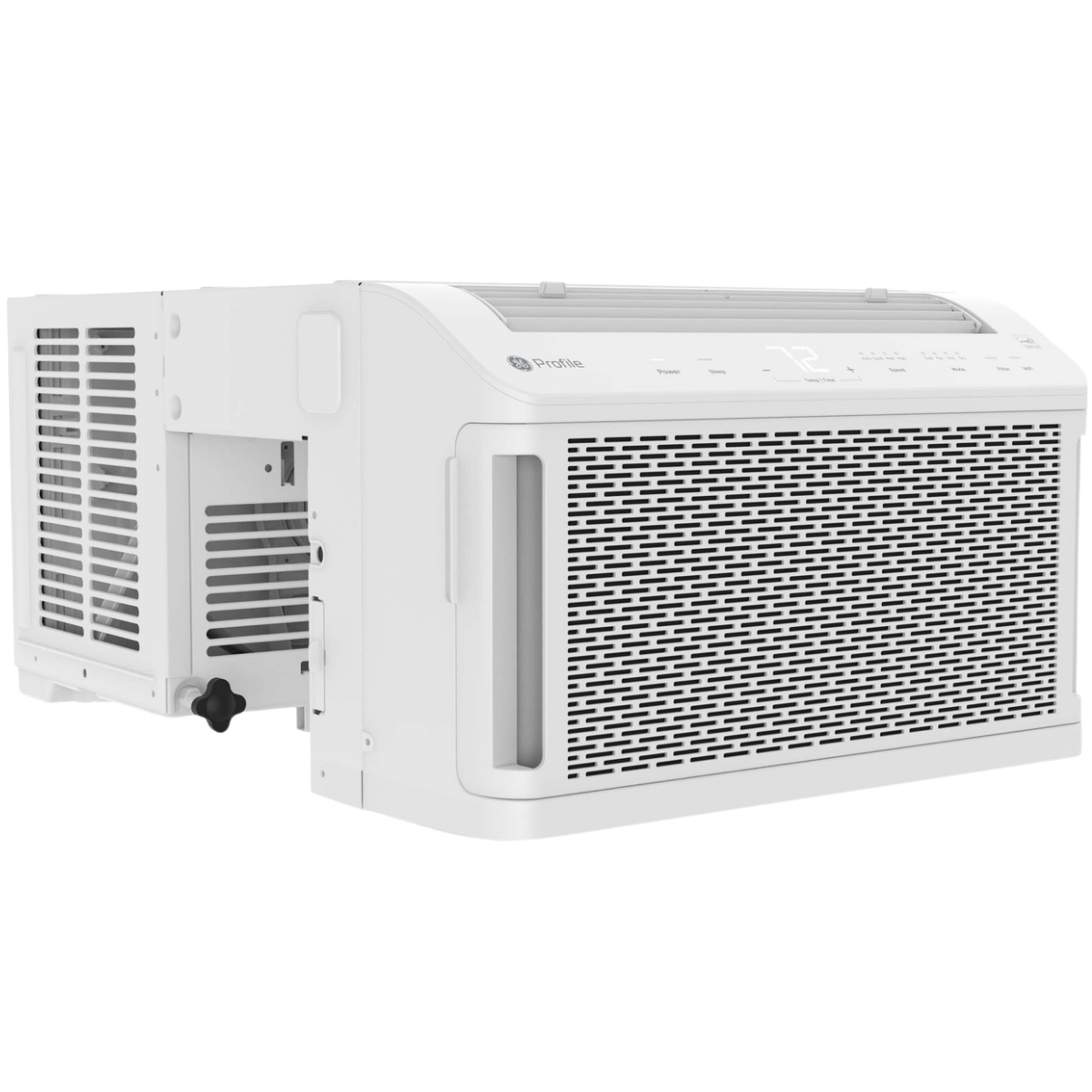 GE Profile 10K-12K BTU ClearView Window Air Conditioner - Angle
