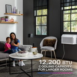 GE Profile 12K BTU ClearView Window Air Conditioner - Infographic 1