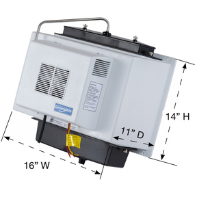 General Aire 1137 Fan-Powered Evaporative Humidifier - dimensions