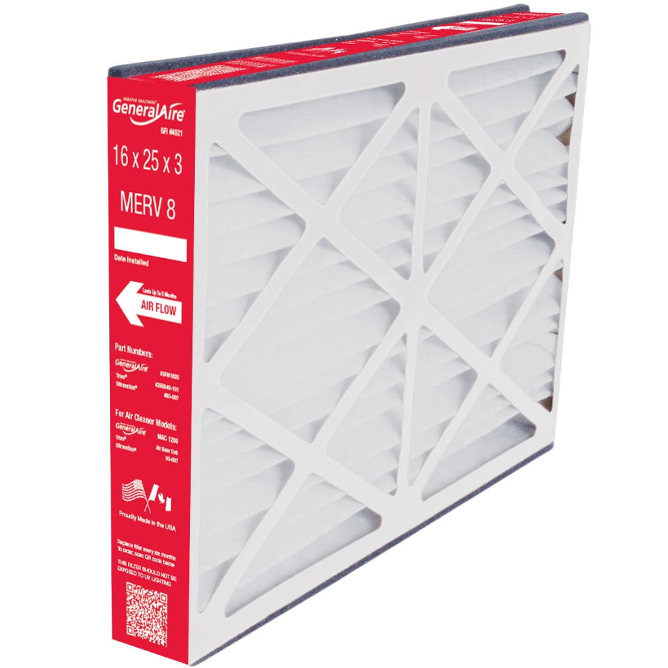 General Aire 3FM1625 MAC 1200M MERV 8 Replacement Filter - Main