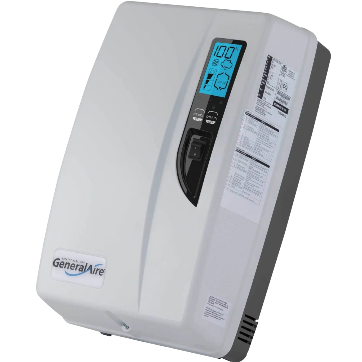 General Aire 5500 Whole House Steam Humidifier For Up To 5,500 Sq. Ft. - Main