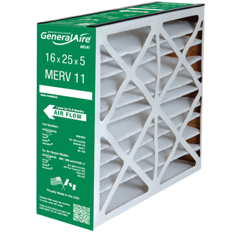 General Aire 6FM1625 MAC 1400 MERV 11 Replacement Filter - Main