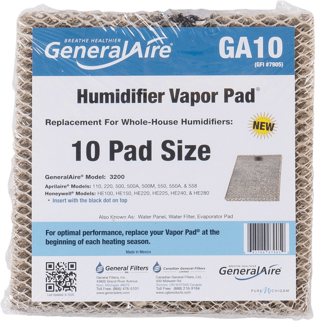General Aire GA10 Vapor Pad (for 3200)