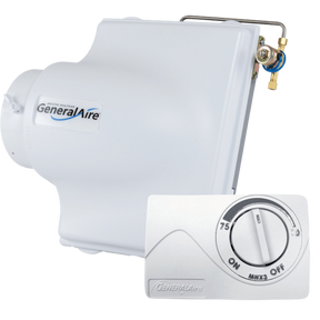 General Aire Model 4200 Bypass Evaporative Humidifier - w/ Manual Humidistat