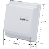 General Aire Model 4400A Fan-Powered Evaporative Humidifier - dimensions