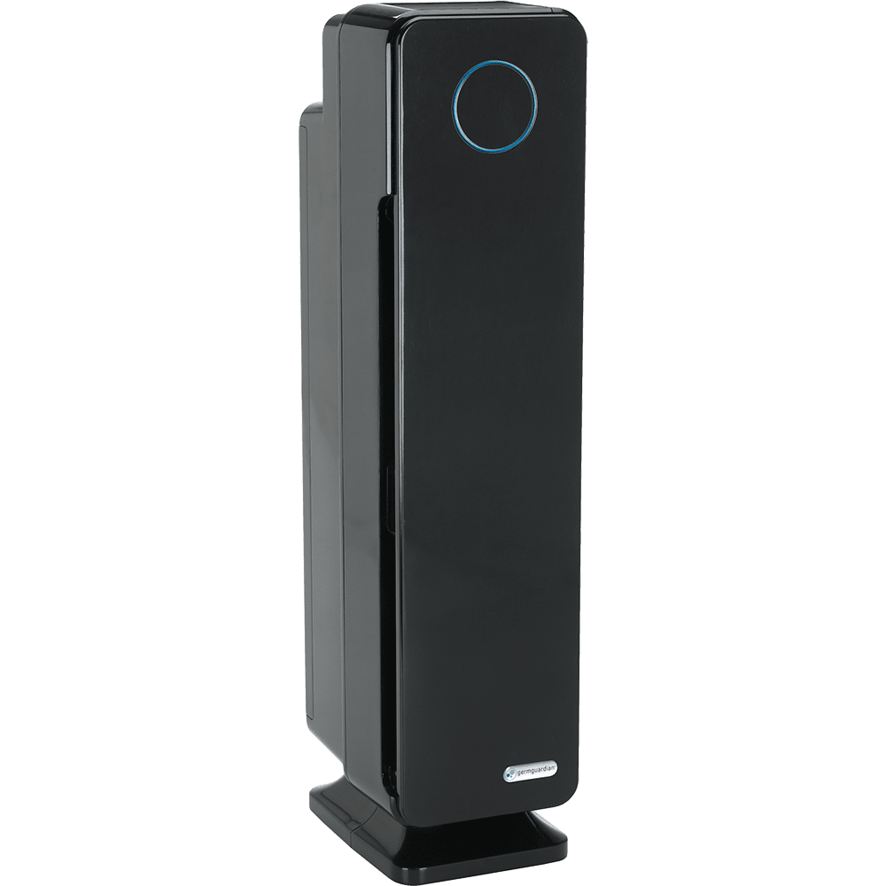 Germ Guardian AC5350BCA Elite HEPA & UV-C Tower Plus Air Purifier - angle