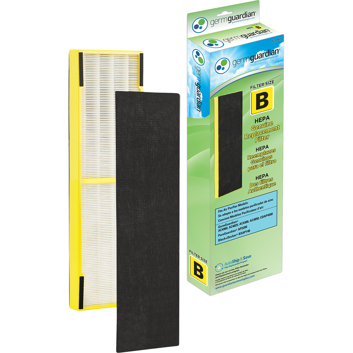Germ Guardian True HEPA Replacement Filter B FLT4825