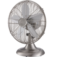 Good Housekeeping 12-in All-Metal Retro Table Fan - Brushed Nickel - Main