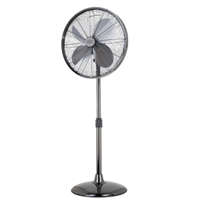 Good Housekeeping 16 In Pedestal Midnight Chrome Angle Edit