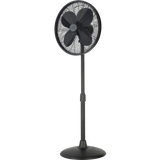 Good Housekeeping 16-in Retro Pedestal Fan - Black - Main