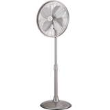 Good Housekeeping 16-in Retro Pedestal Fan - Brushed Nickel - Main