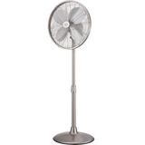 Good Housekeeping 16-in Retro Pedestal Fan - Brushed Nickel - Main