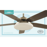 Good Housekeeping Adeline 52 in. Indoor Ceiling Fan with LED Light Brushed Nickel - Infographic 4