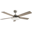 Good Housekeeping Adeline 52 in. Indoor Ceiling Fan with LED Light Brushed Nickel - Main