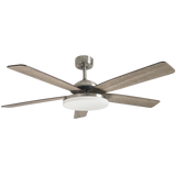 Good Housekeeping Adeline 52 in. Indoor Ceiling Fan with LED Light Brushed Nickel - Main