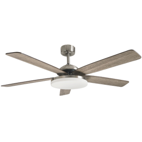 Good Housekeeping Adeline 52 in. Indoor Ceiling Fan with LED Light Brushed Nickel - Main