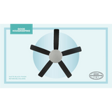 Good Housekeeping Adeline 52 in. Indoor Ceiling Fan with LED Light Black Matte - Infographic 2