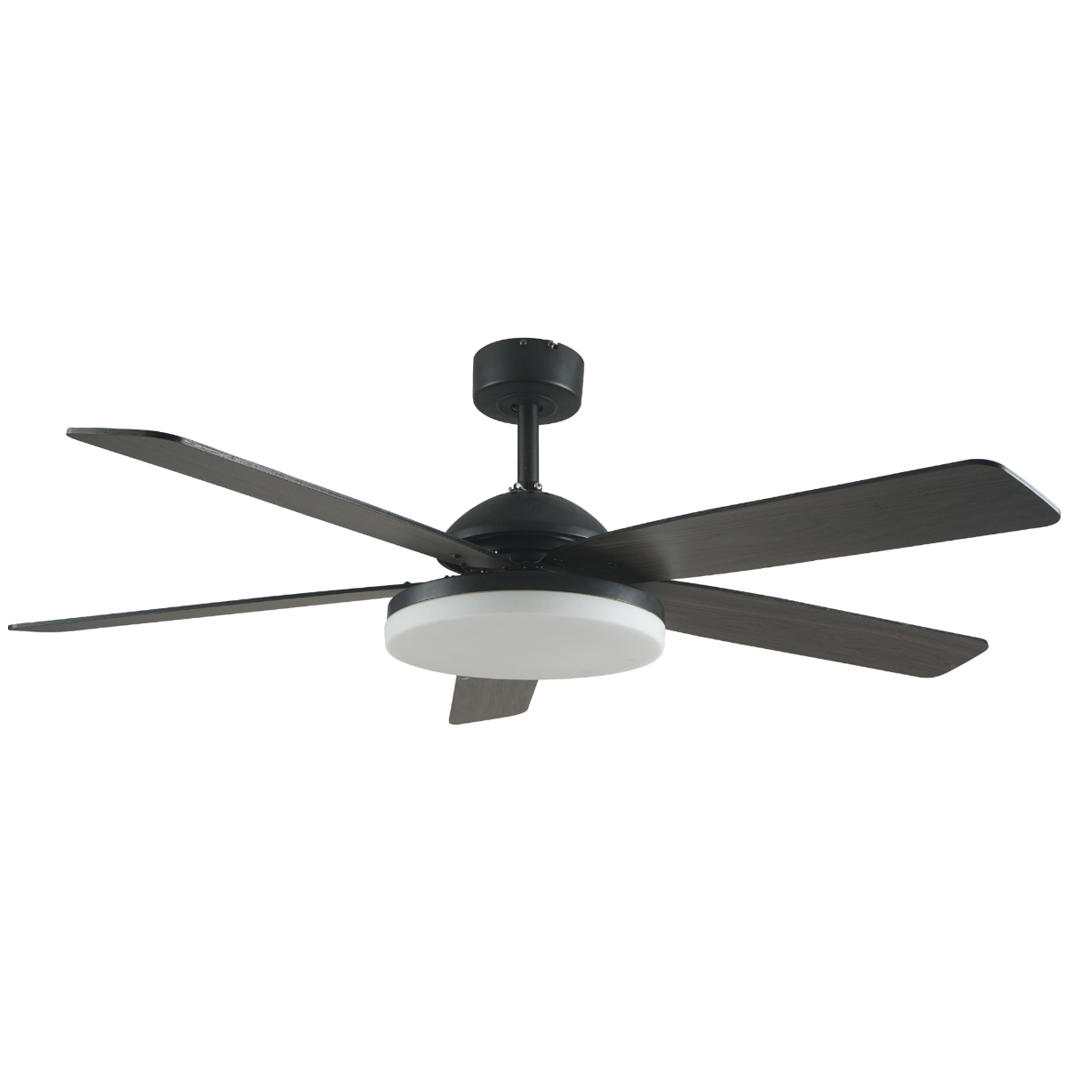 Good Housekeeping Adeline 52 in. Indoor Ceiling Fan with LED Light Black Matte - Main