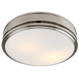 Good Housekeeping Broadway 110 CFM Decorative Bath Fan - Brushed Nickel w/ Light