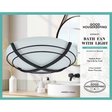 Good Housekeeping Kingsley 90 CFM Decorative Bathroom Fan - Infographic 1