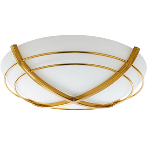 Good Housekeeping Kingsley 90 CFM Decorative Bathroom Fan Satin Brass - Main