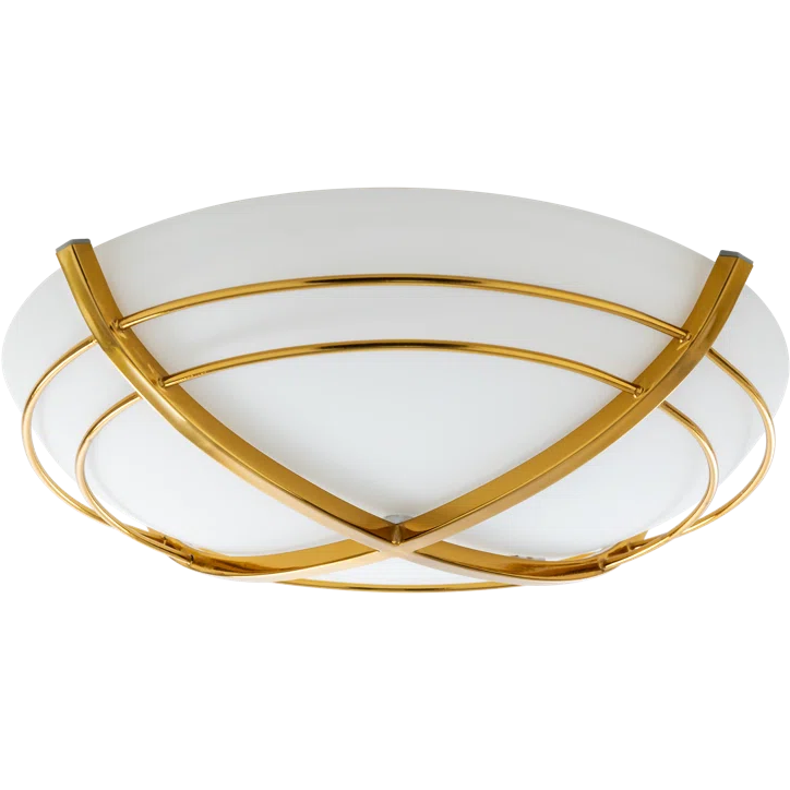 Good Housekeeping Kingsley 90 CFM Decorative Bathroom Fan Satin Brass - Main