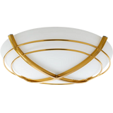 Good Housekeeping Kingsley 90 CFM Decorative Bathroom Fan Satin Brass - Main