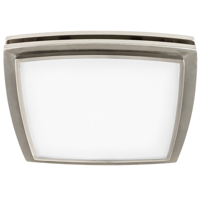 Good Housekeeping Mezzanine 100 CFM Bathroom Exhaust Fan with LED Light Brushed Nickel - Main