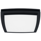 Good Housekeeping Mezzanine 100 CFM Bathroom Exhaust Fan with LED Light - Black Matte