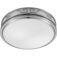 Good Housekeeping Roman 110 CFM Decorative Bathroom Fan - Brushed Nickel - Main