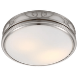 Good Housekeeping Roman II 2.0 Sones 110 CFM Decorative Bath Fan - Nickel w/ Light