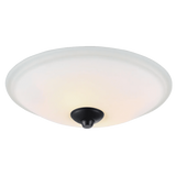 Good Housekeeping Spartan 70 CFM Decorative Bath Fan - Black Finials w/ Light