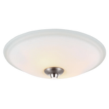 Good Housekeeping Spartan 70 CFM Decorative Bath Fan - Chrome Finials w/ Light