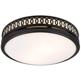 Good Housekeeping Sydney 110 CFM Decorative Bath Fan Black w/ Light