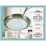 Good Housekeeping Yorkshire 80 CFM Decorative Bathroom Fan - brushed nickel - infographic 3