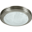 Good Housekeeping Yorkshire 80 CFM Decorative Bathroom Fan - brushed nickel - main