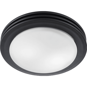 Good Housekeeping Yorkshire 80 CFM Decorative Bathroom Fan - matte black - main