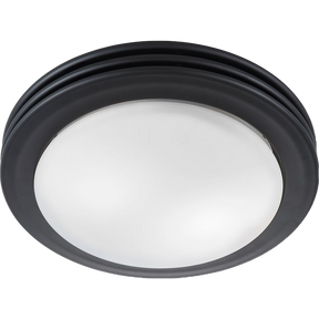 Good Housekeeping Yorkshire 80 CFM Decorative Bathroom Fan - matte black - main