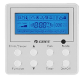 Gree Wired Programmable Controller for Ductless Mini-Splits XE71